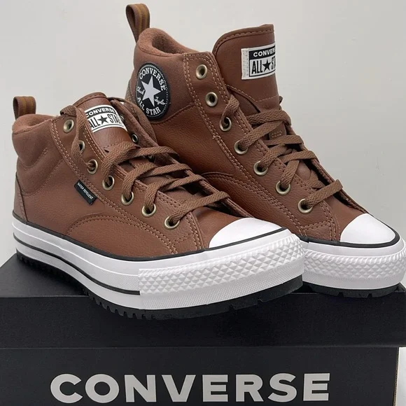 Converse Men’s CTAS MALDEN STREET BOOT MID BEAR NAP/TOADSTOOL TAN/WHITE A08561C